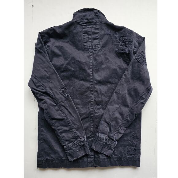 Jordan Craig Legacy Edition Jacket, Denim Distressed Jean, Streetwear, Mens Sz M - Picture 3 of 7